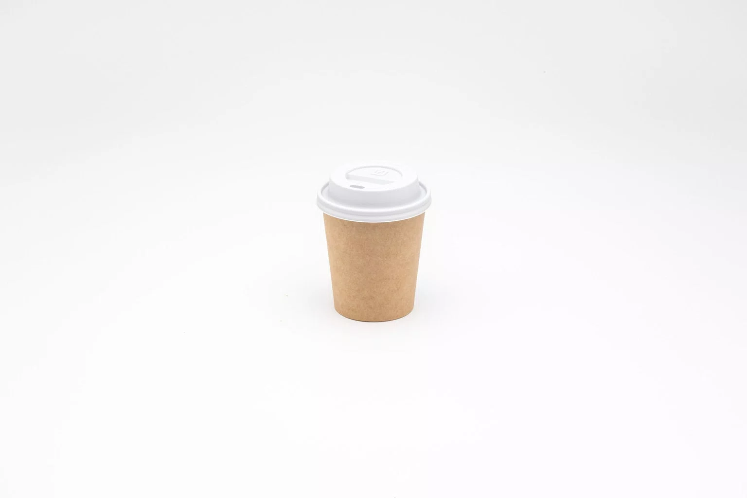 Couvercle blanc PS pour tasse à café 250 ml