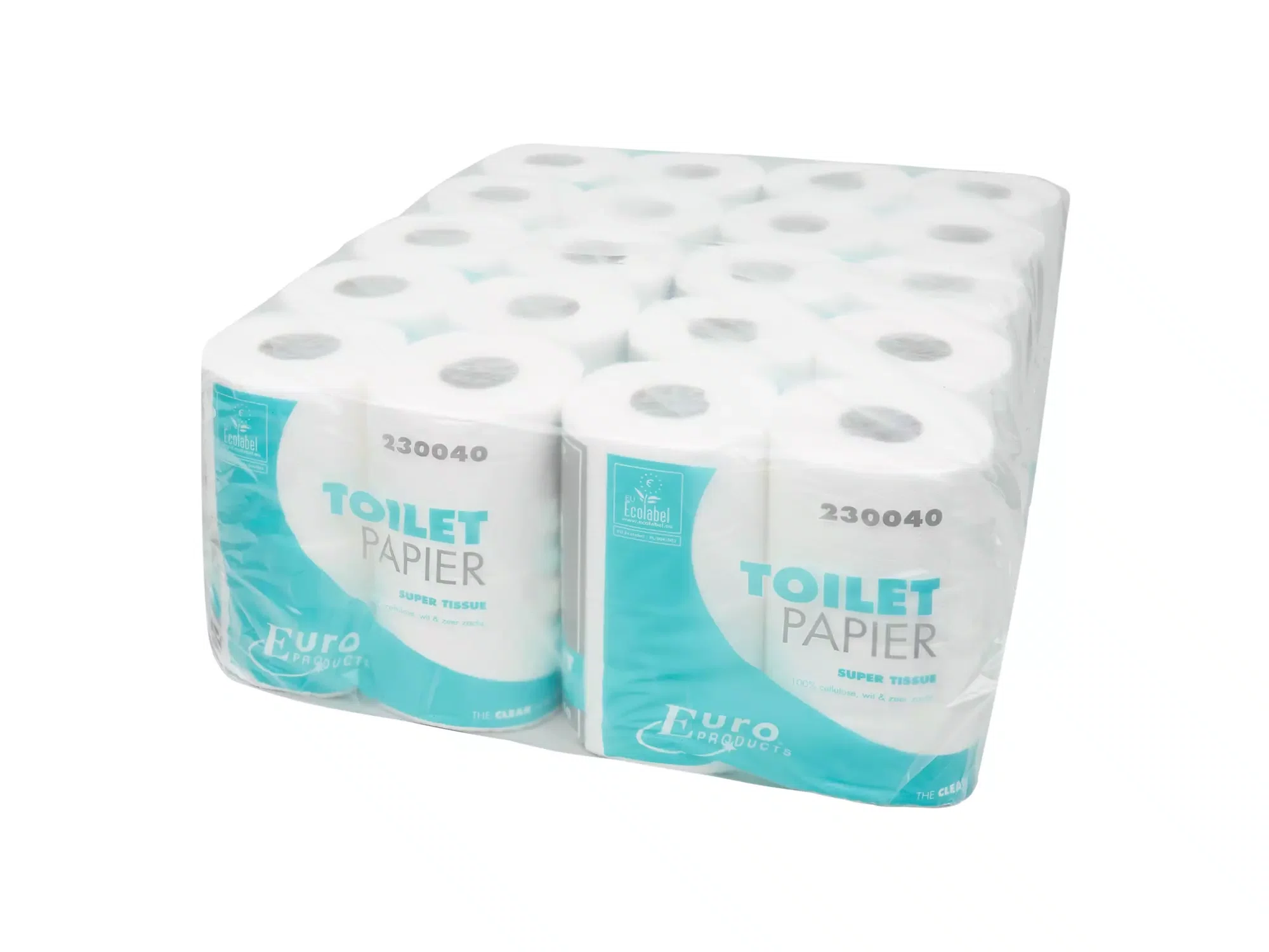 EURO TOILETPAPIER 400 vel cellulose tiss. 2-lgs 230040