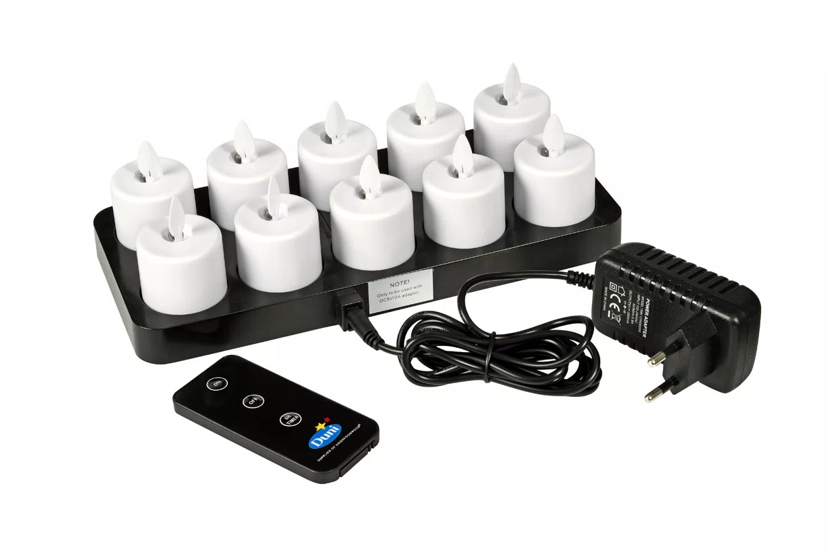 DUNI CANDLES LED 38X36 MOVING FLAME  *192536*