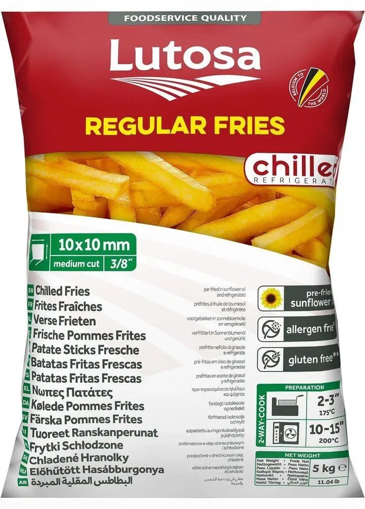 FRIETEN 10MM VERS VGB LUTOSA (GROEN)