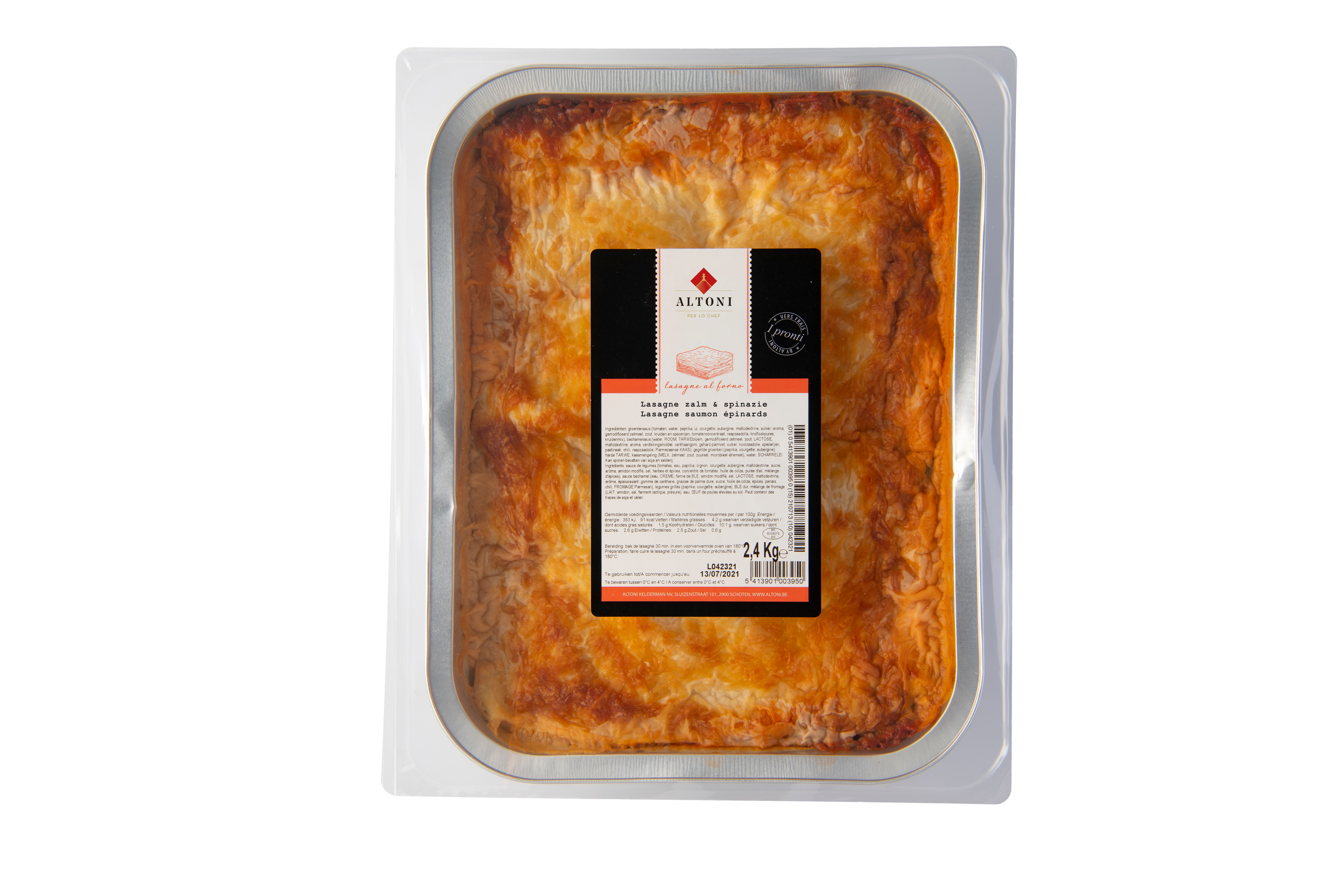 LASAGNE SAUMON EPINARDS