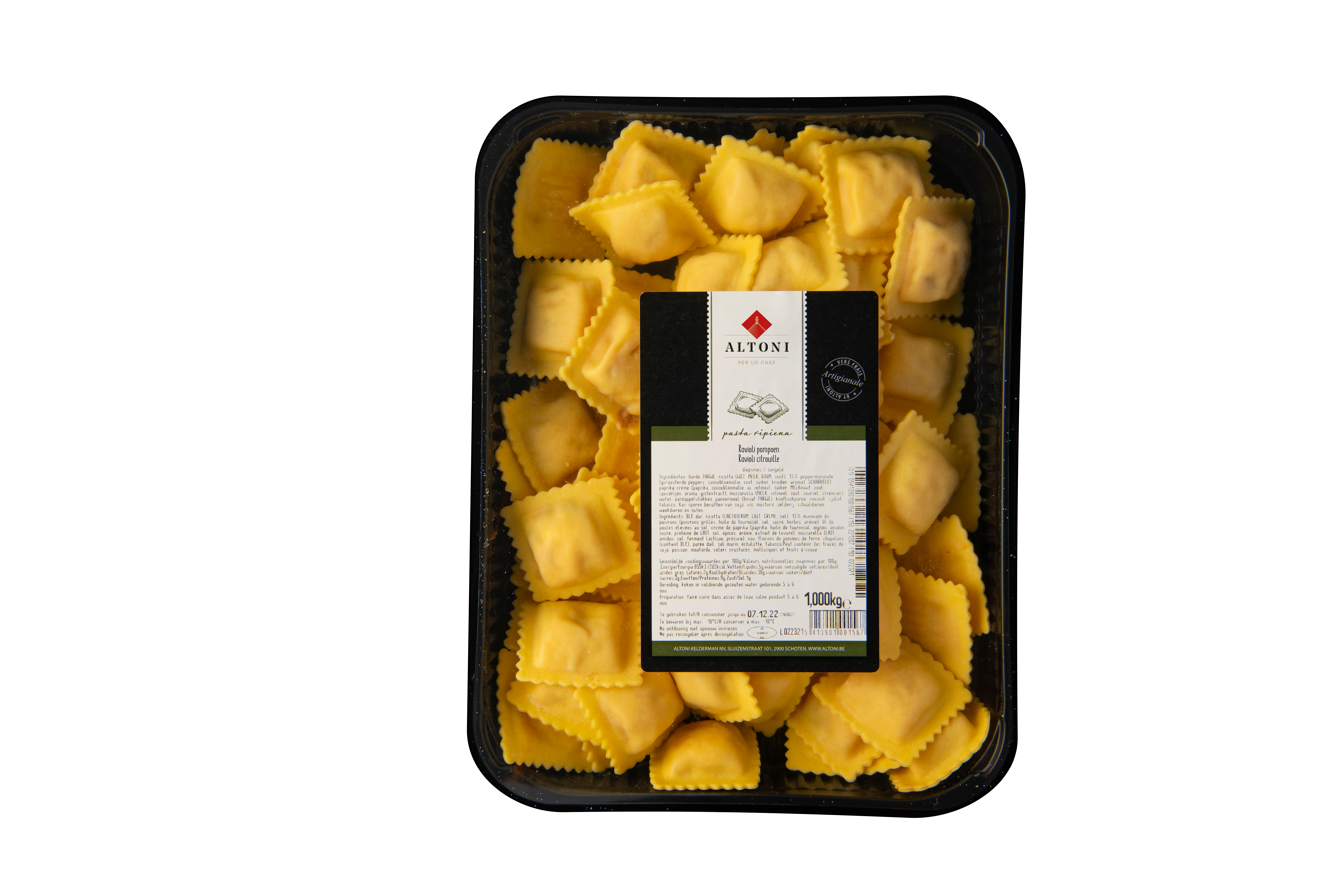 RAVIOLI MET  POMPOEN (Altoni)