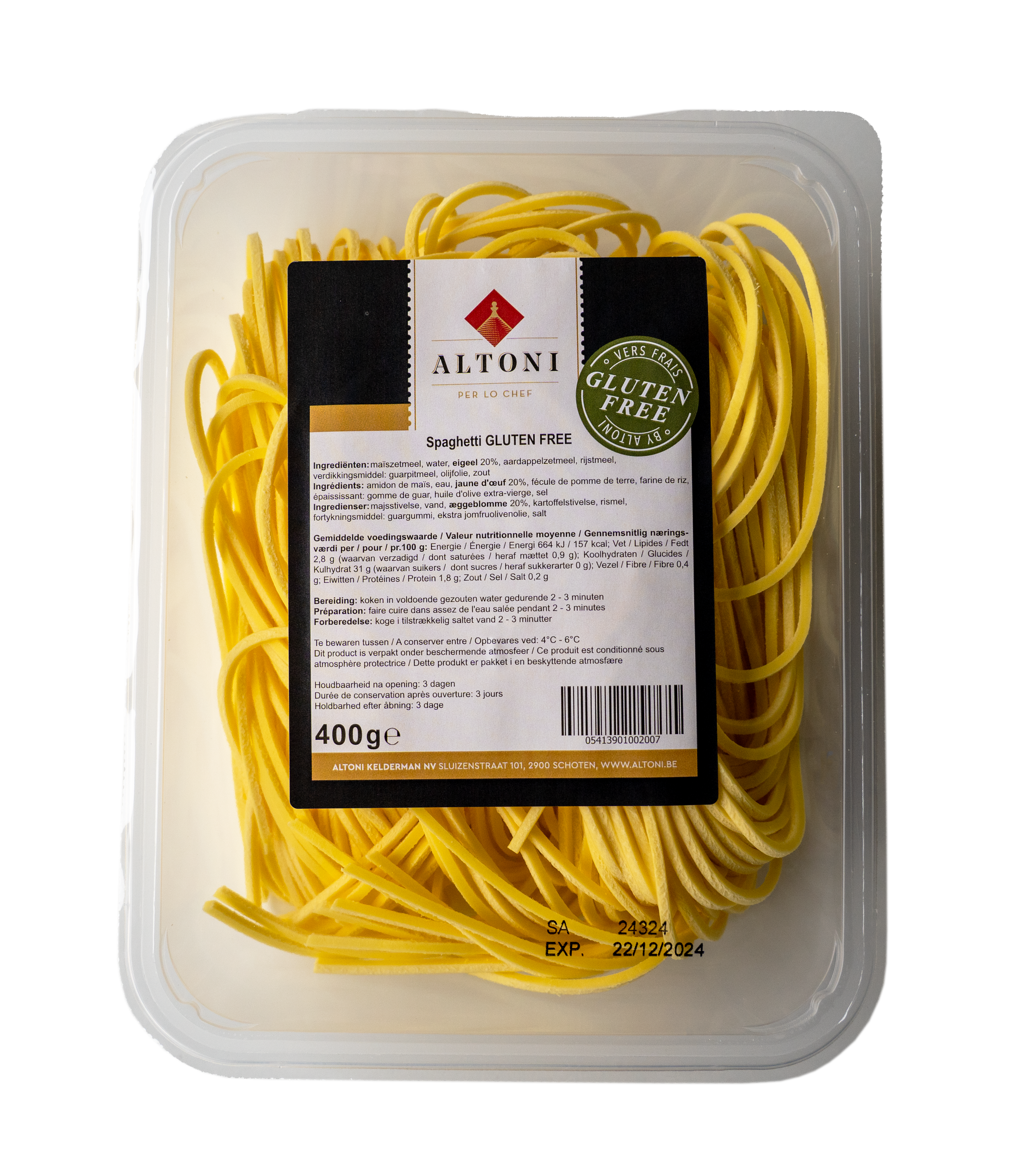SPAGHETTI VERS gluten free (Altoni)