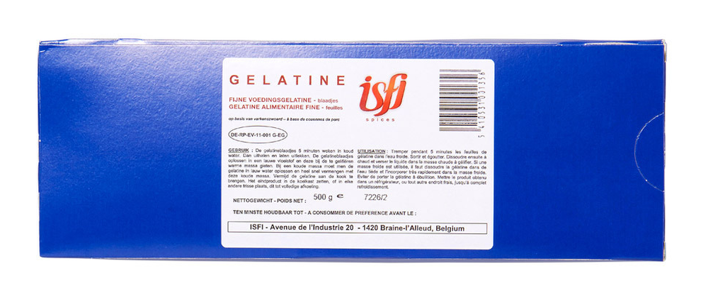 GELATINEBLAADJES ISFI