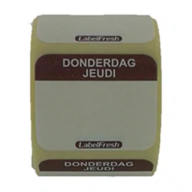 LABELFRESH EASY ETIKET 30x25mm DONDERDAG