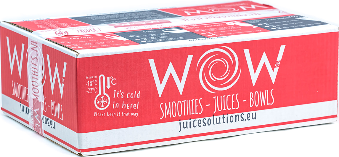 SMOOTHIE POWER GRANATE (aardbei-appel-granaatappel-zwarte bes)