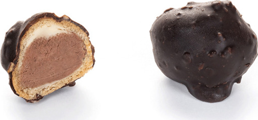 CHOCOLATE & PRALINE PROFITEROLE 