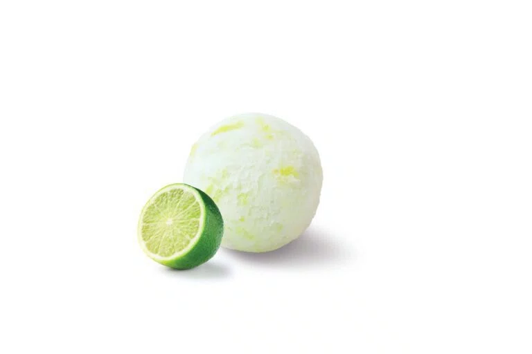 SORBET LIMOEN MET STUKJES