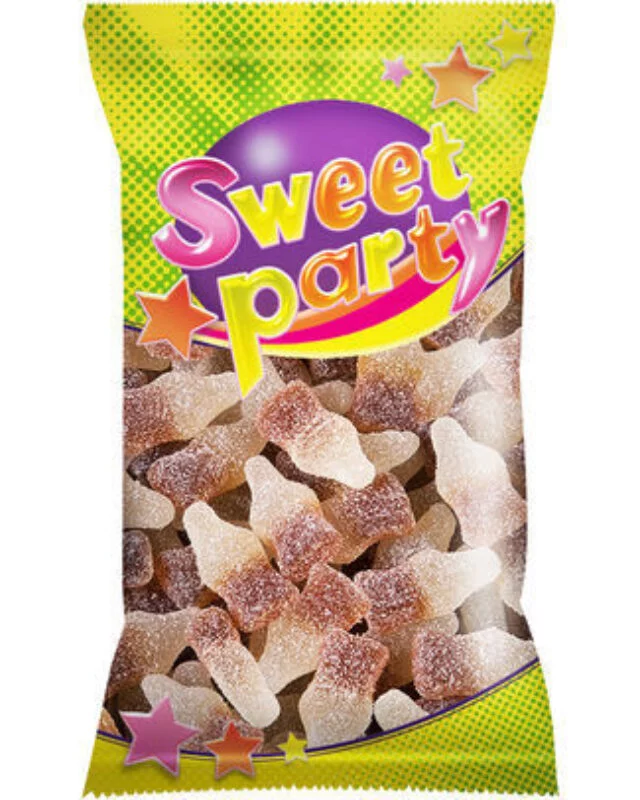 SNOEPZAKJE CITRIC COLA FLESJES